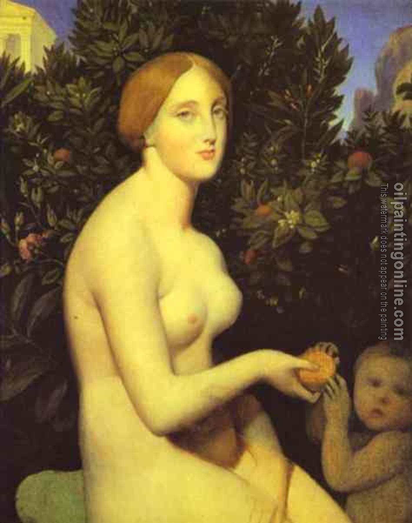 Ingres, Jean Auguste Dominique - Venus at Paphos II